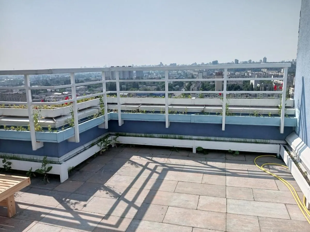 דירה Небольшой Пентхаус С Прекрасным Видом На Город